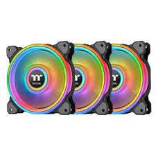 THERMALTAKE RIING QUAD 12 RGB RADIATOR FAN TT PREMIUM 3 PACK  