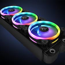 THERMALTAKE RIING TRIO 12 RGB RADIATOR FAN TT PREMIUM 3 PACK  