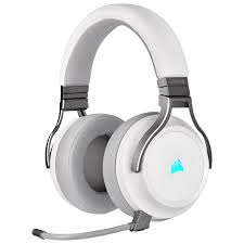 CORSAIR VIRTUOSO WIRELESS GAMING RGB WHITE HEADSET        