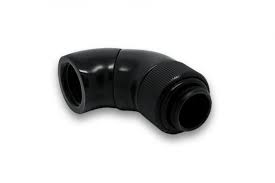 EK-AF Angled 2×45° G1/4 Black                   