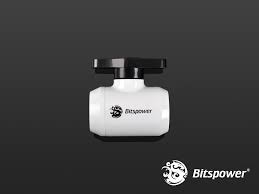 BITSPOWER DELUXE WHITE MINI VALVE W/BLACK HANDLE