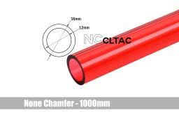 BITSPOWER NONE CHAMFER CRYSTAL LINK TUBE (ICE RED)